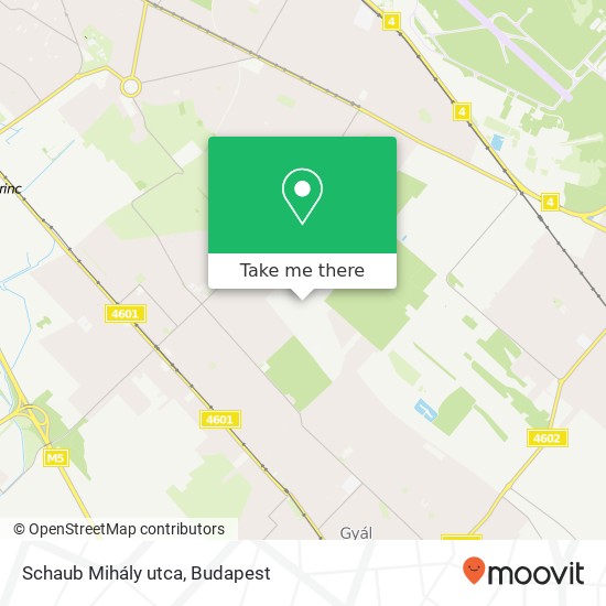 Schaub Mihály utca map