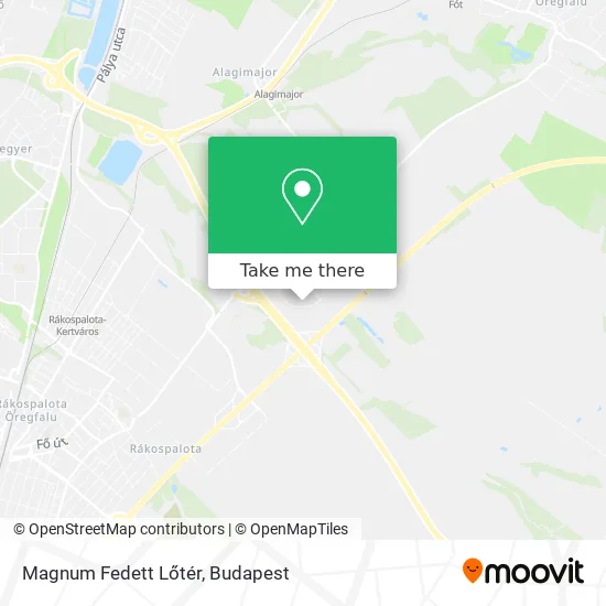 Magnum Fedett Lőtér map