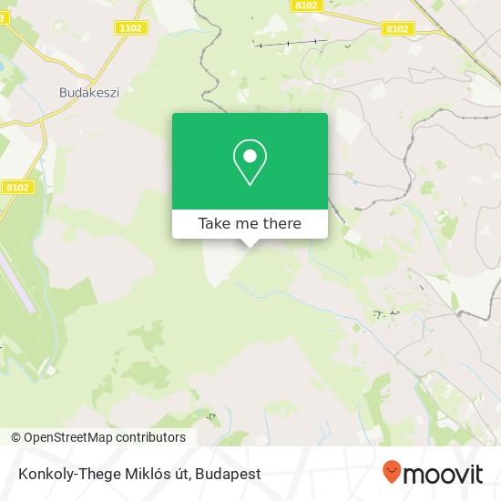 Konkoly-Thege Miklós út map