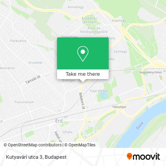 Kutyavári utca 3 map