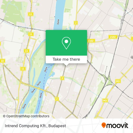 Intrend Computing Kft. map