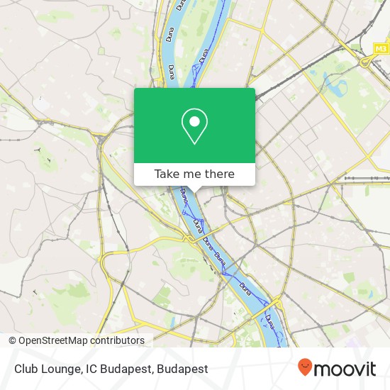 Club Lounge, IC Budapest map