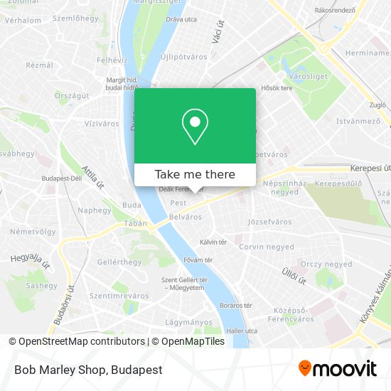 Bob Marley Shop map