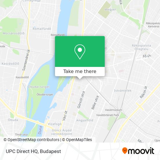 UPC Direct HQ map