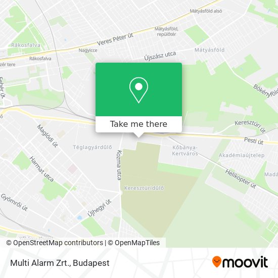 Multi Alarm Zrt. map
