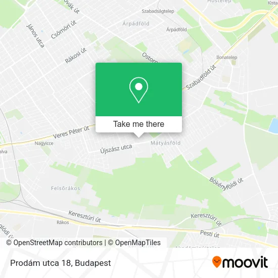 Prodám utca 18 map