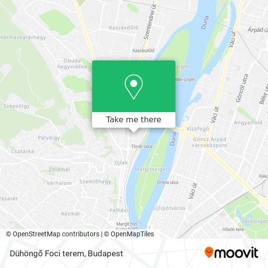 Dühöngő Foci terem map