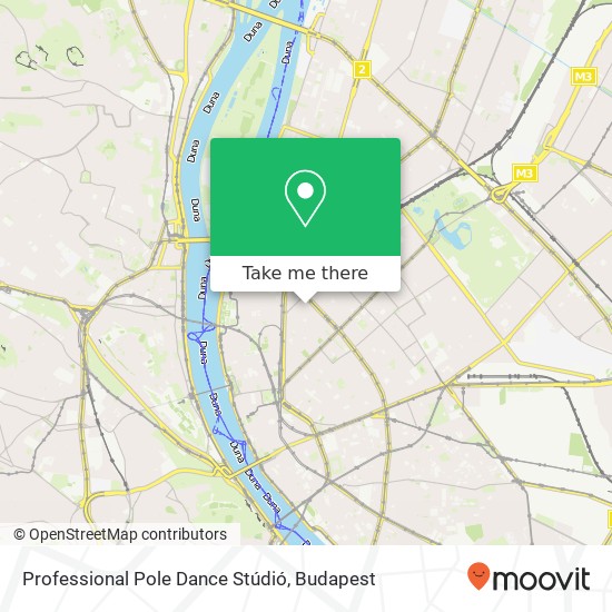 Professional Pole Dance Stúdió map