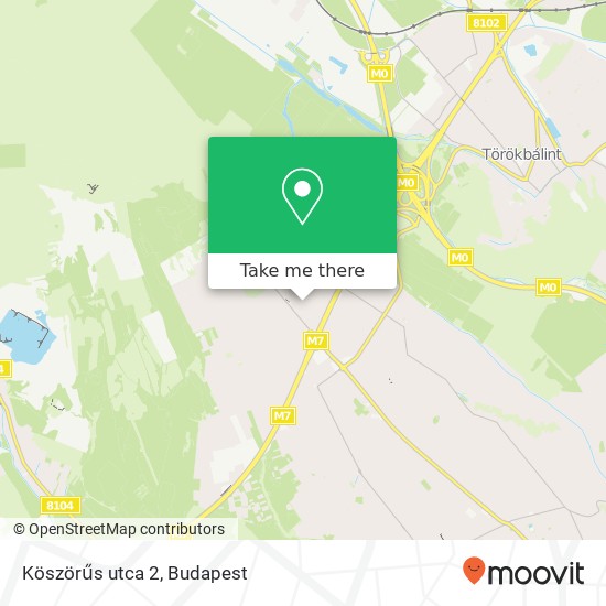 Köszörűs utca 2 map