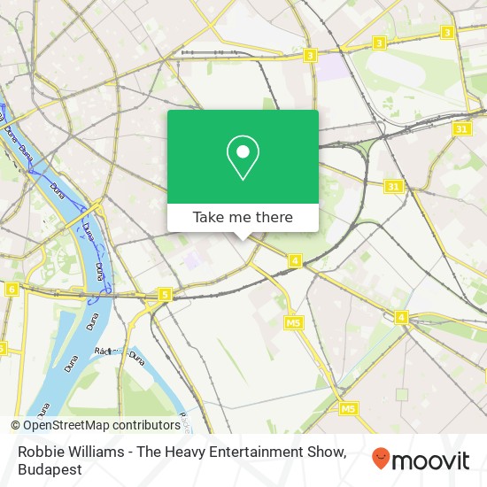Robbie Williams - The Heavy Entertainment Show map