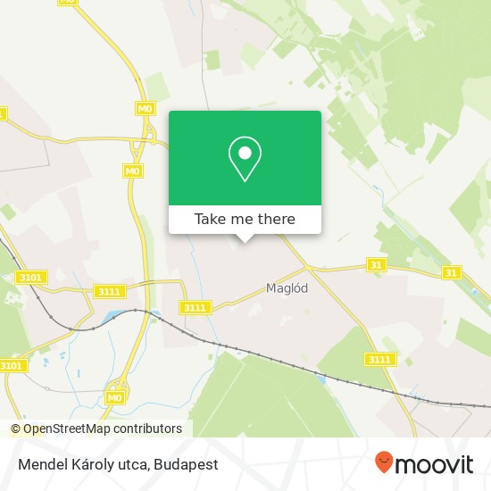 Mendel Károly utca map