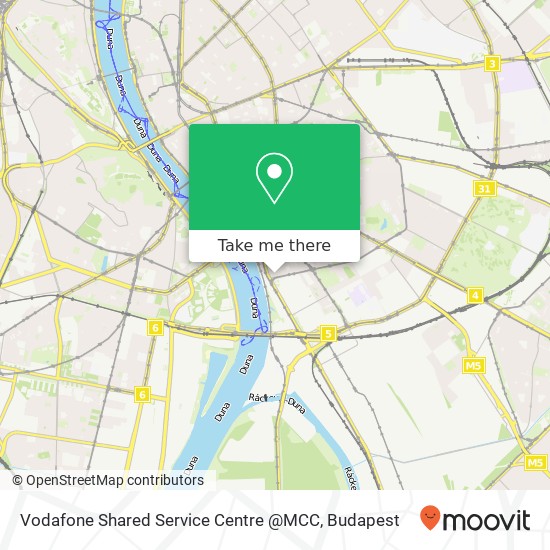 Vodafone Shared Service Centre @MCC map