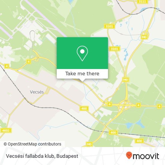 Vecsési fallabda klub map