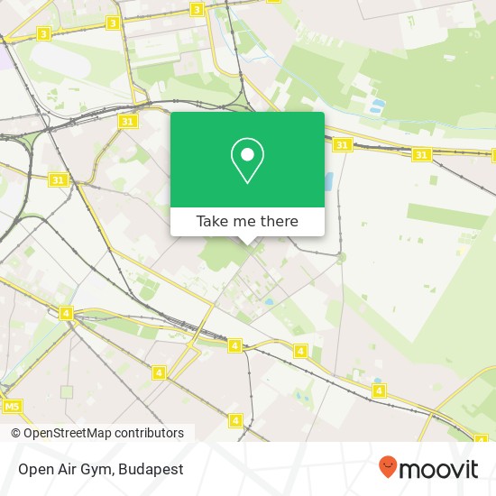 Open Air Gym map