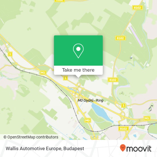 Wallis Automotive Europe map