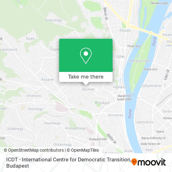 ICDT - International Centre for Democratic Transition map