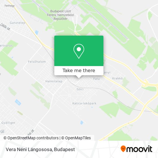 Vera Néni Lángososa map