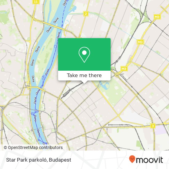 Star Park parkoló map