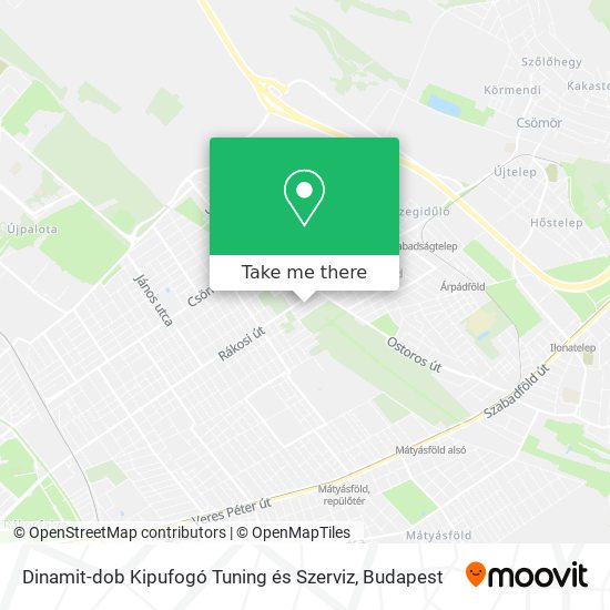 Dinamit-dob Kipufogó Tuning és Szerviz map