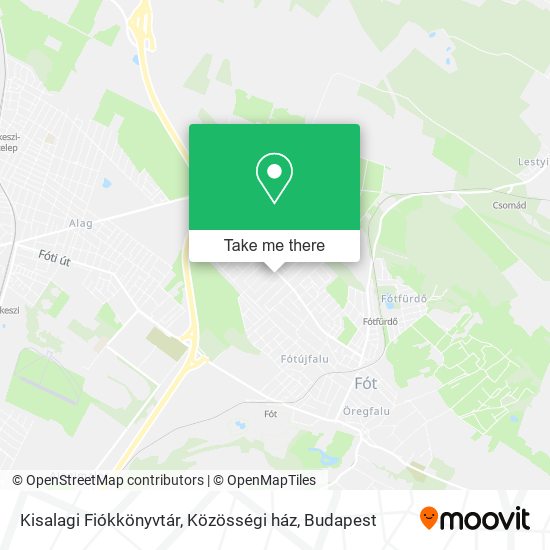 Kisalagi Fiókkönyvtár, Közösségi ház map