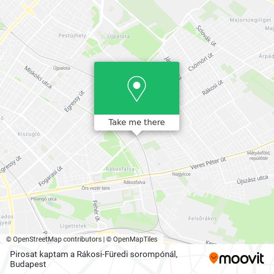 Pirosat kaptam a Rákosi-Füredi sorompónál map