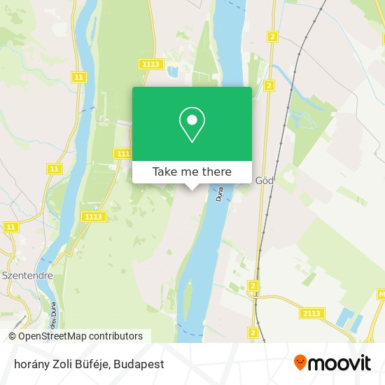 horány Zoli Büféje map