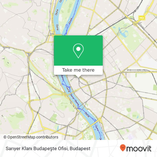 Sarıyer Klanı Budapeşte Ofisi map