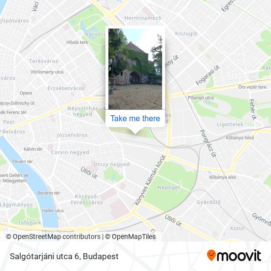 Salgótarjáni utca 6 map