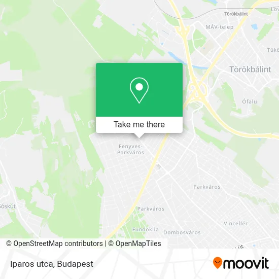 Iparos utca map