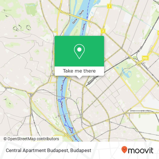 Central Apartment Budapest map