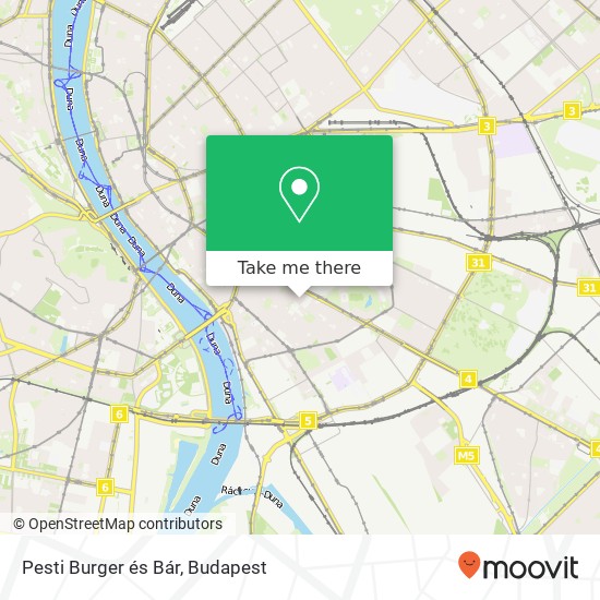 Pesti Burger és Bár map