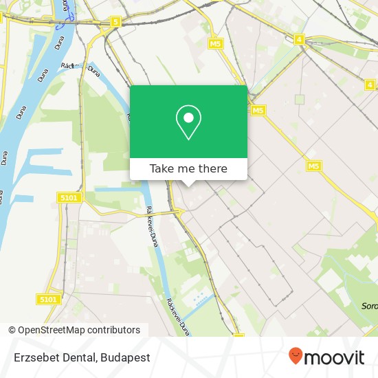 Erzsebet Dental map