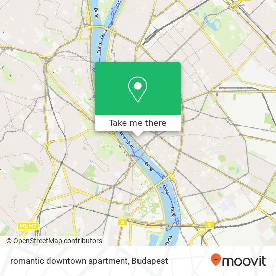romantic downtown apartment map