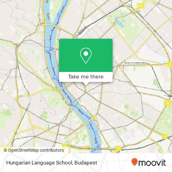 Hungarian Language School map