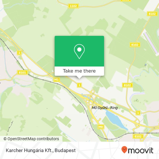 Karcher Hungária Kft. map