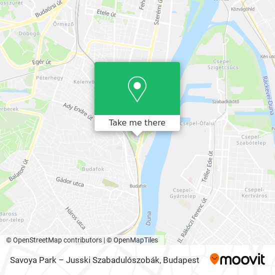 Savoya Park – Jusski Szabadulószobák map