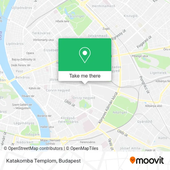 Katakomba Templom map