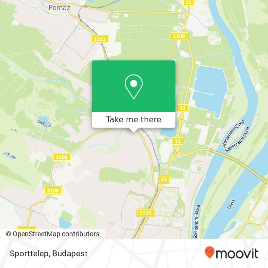 Sporttelep map
