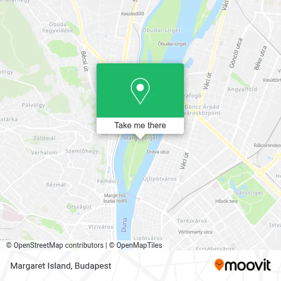 Margaret Island map