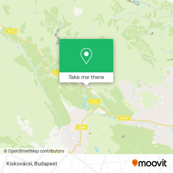 Kiskovácsi map