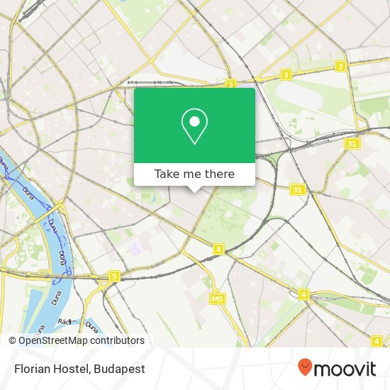 Florian Hostel map