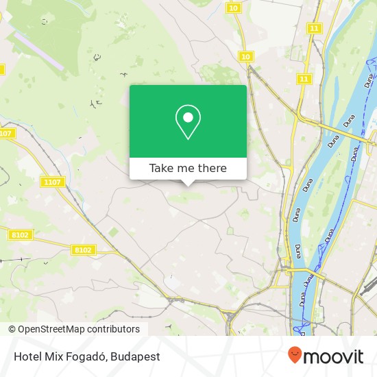 Hotel Mix Fogadó map