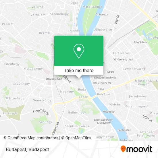 Bùdapest map