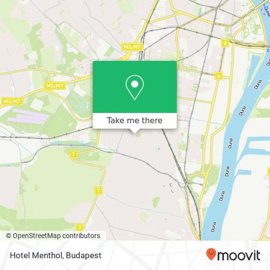 Hotel Menthol map