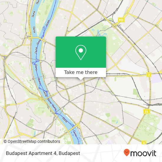 Budapest Apartment 4 map
