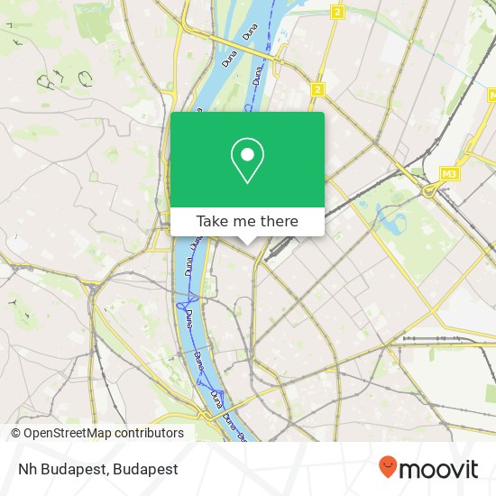 Nh Budapest map