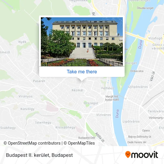 Budapest II. kerület map