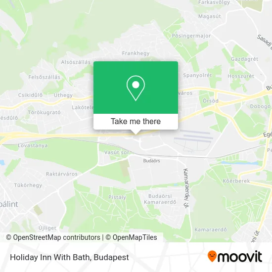Holiday Inn With Bath map