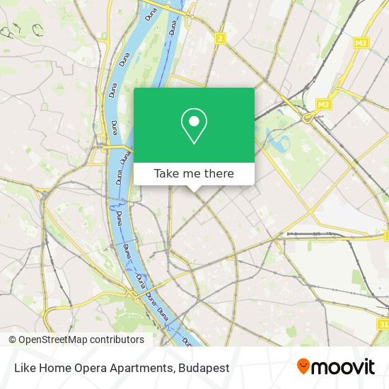 Like Home Opera Apartments map