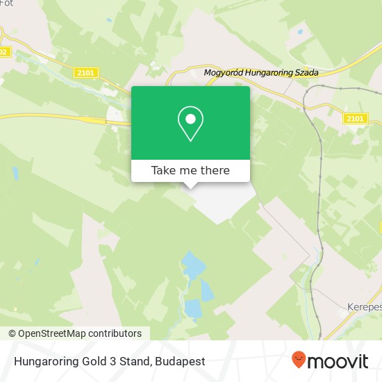 Hungaroring Gold 3 Stand map